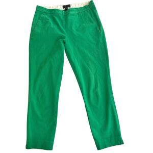 J.Crew Martie Emerald Green Tailored Ankle Pants Size 4